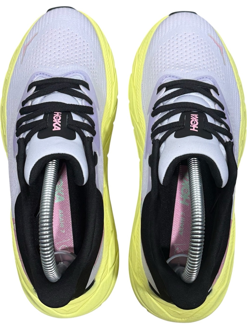Hoka Arahi 7 Starlight Women's Size 7 B Medium Glow Yellow/Yuzu Lavender Purple - Picture 6 of 12